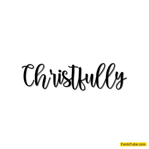 Christfully - Personal Use Font