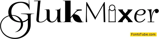 GlukMixer Font