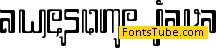 Awesome Java Font