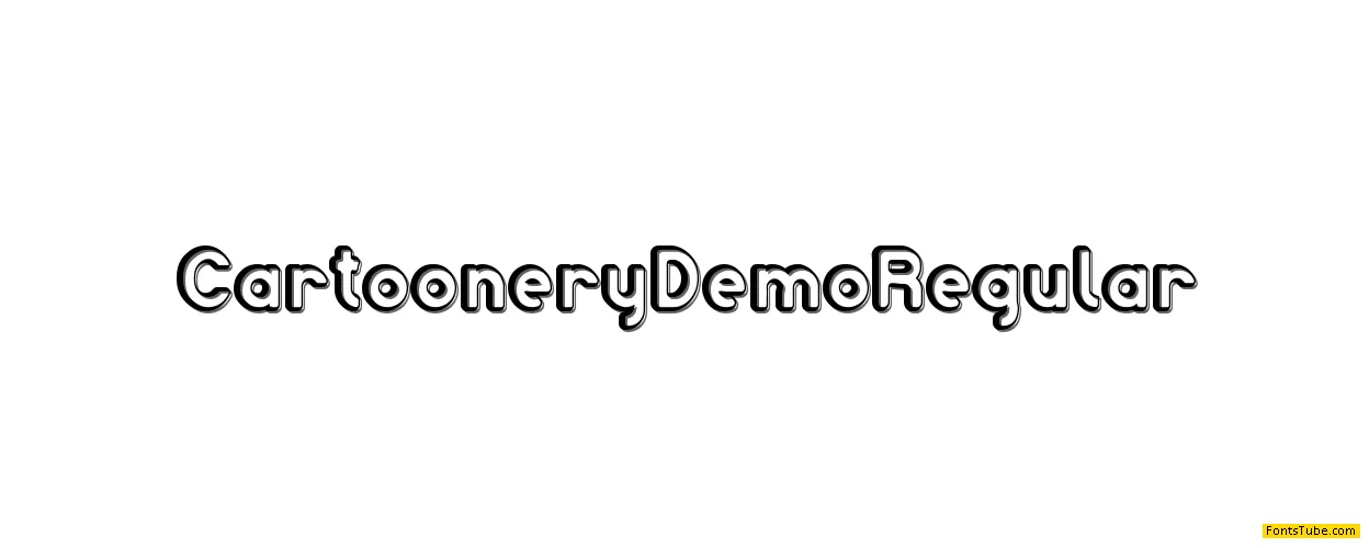 Cartoonery Demo Font