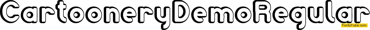 Cartoonery Demo Font