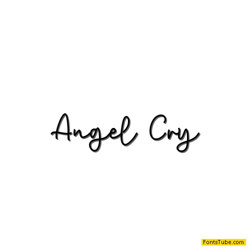 Angel Cry Font