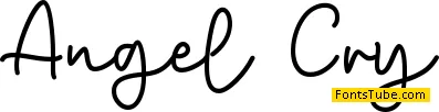 Angel Cry Font