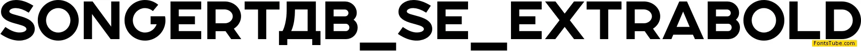 SONGER Font Family