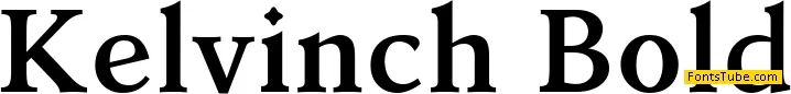 Kelvinch Font Family