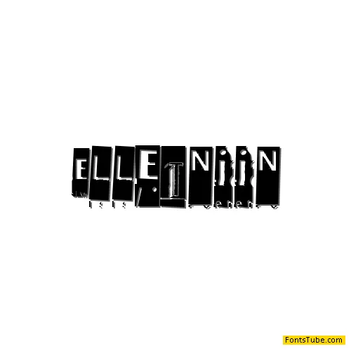 Ellet niin Font