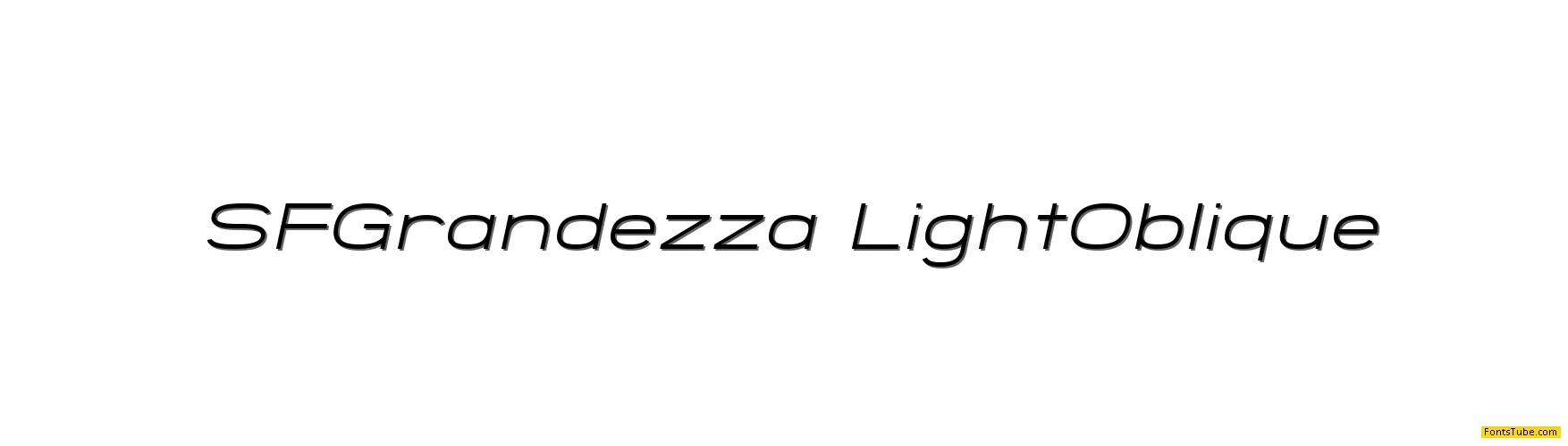 SF Grandezza Font Family