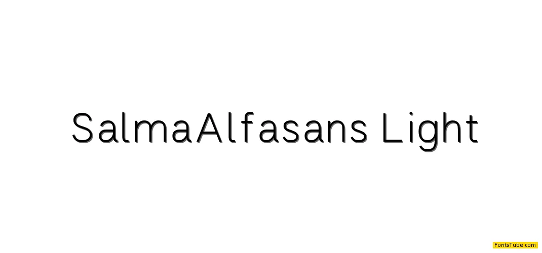 Salma Alfasans Font Family