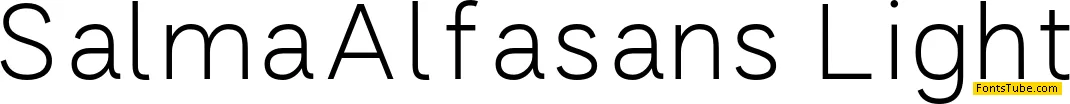 Salma Alfasans Font Family