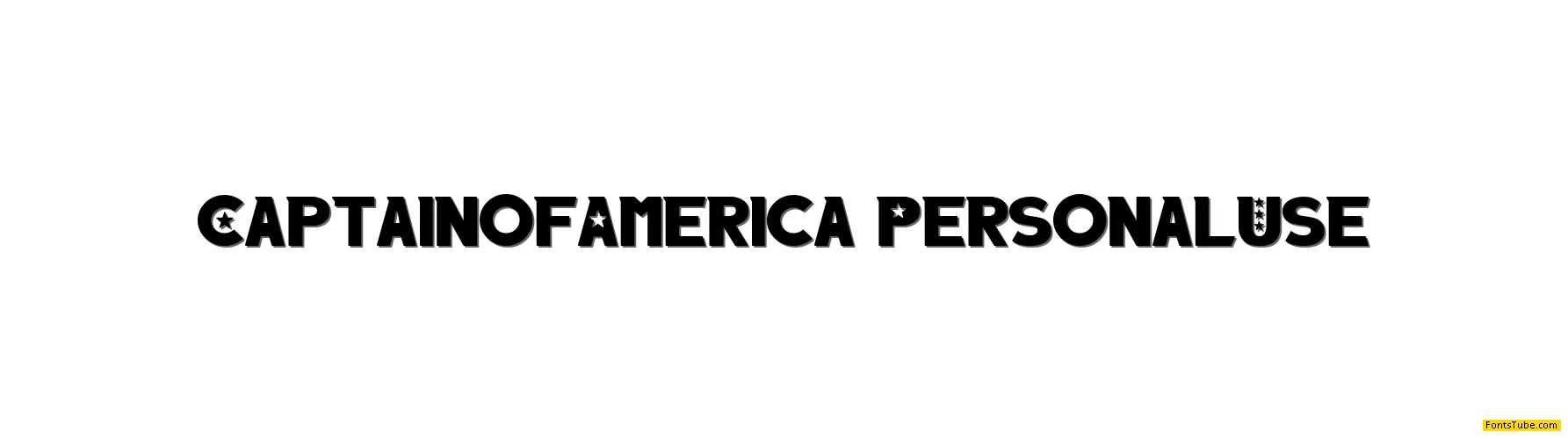 Captain of America Font
