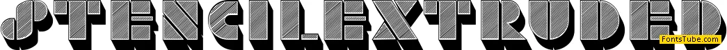 Stencil Extruded