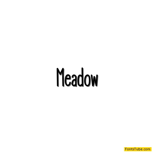 Meadow Font
