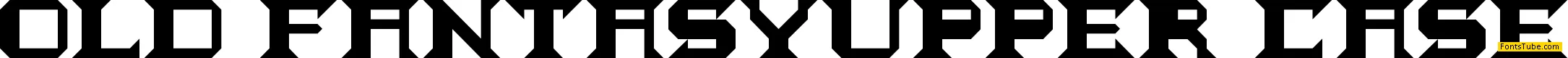 Old fantasy(upper case) Font
