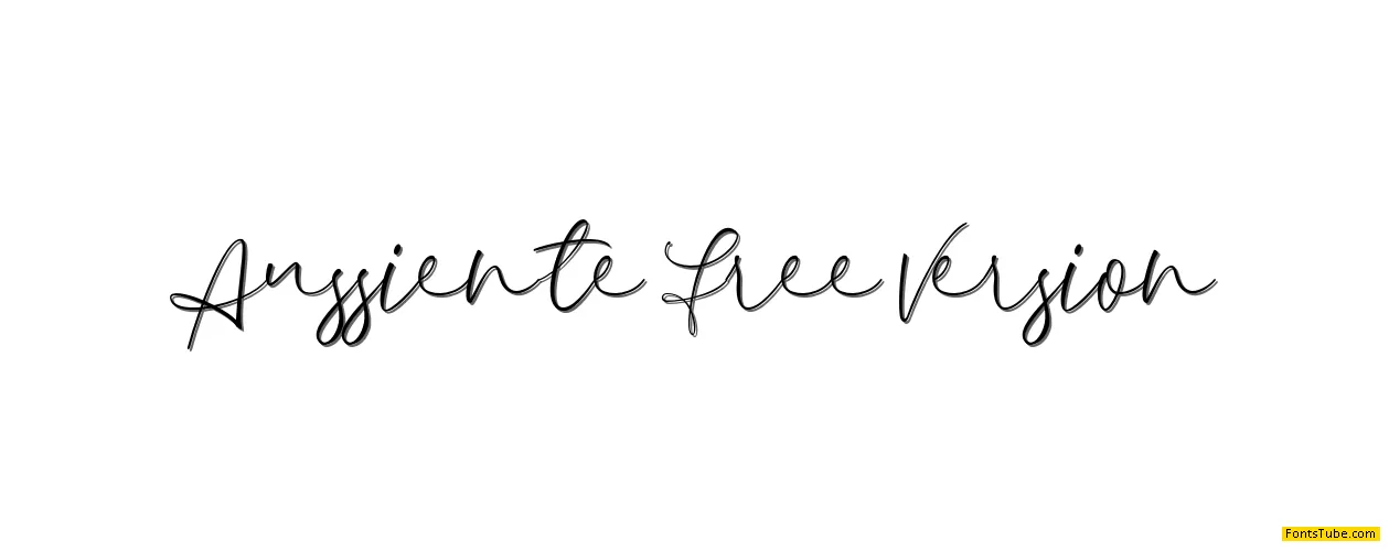 Aussiente Free Version Font