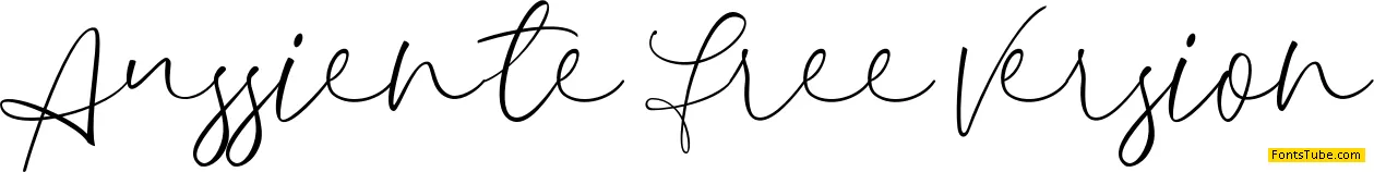 Aussiente Free Version Font