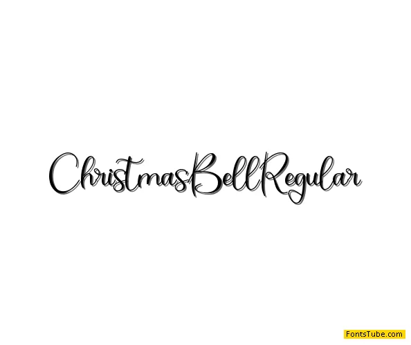 Christmas Bell Regular - Person Font