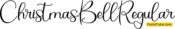 Christmas Bell Regular - Person Font