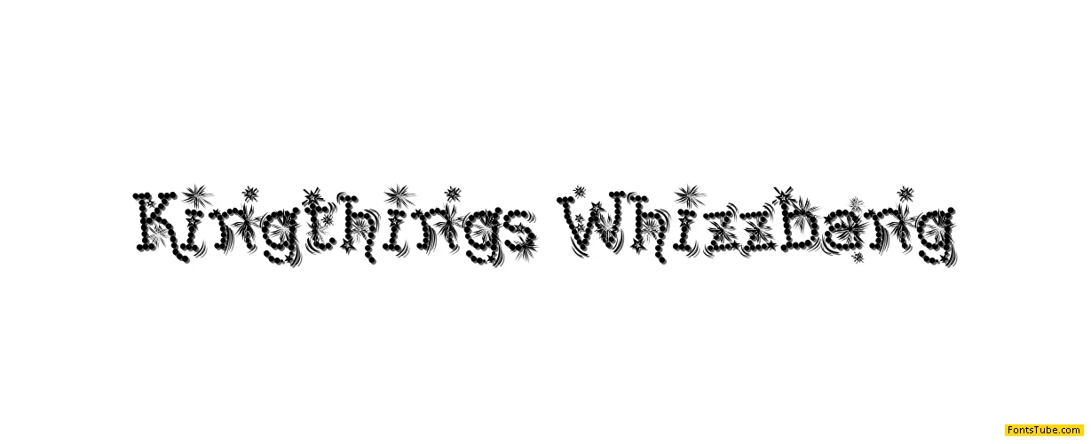 Kingthings Whizzbang Font