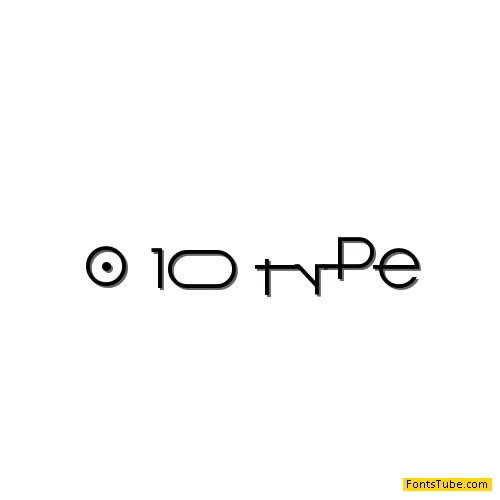 O 10 Type Font
