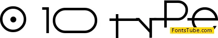 O 10 Type Font