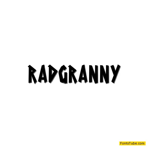 Radioactive Granny Font
