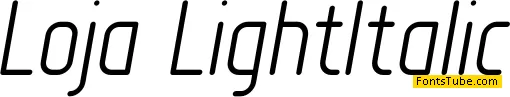 Loja Font Family