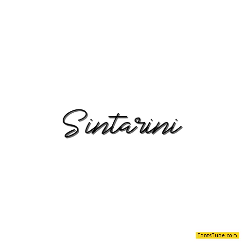 Sintarini Font
