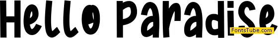 Hello Paradise Font