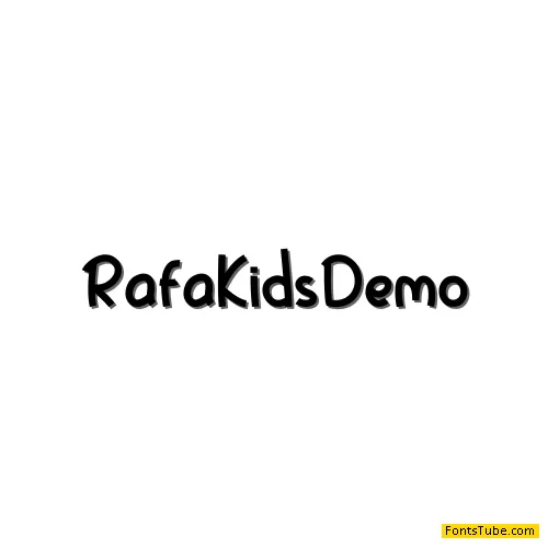 Rafa Kids Demo Font