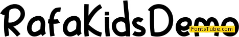 Rafa Kids Demo Font