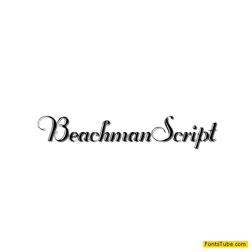 Beachman Script Font