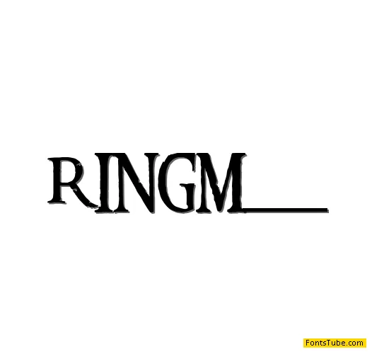 Ringbearer Font