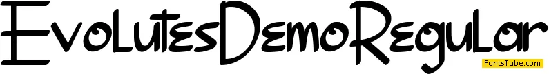 Evolutes Demo Font