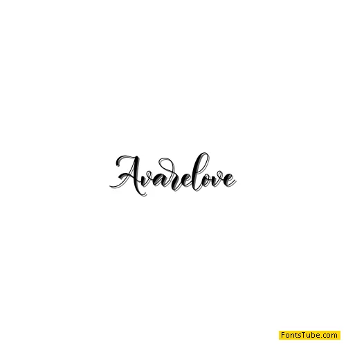 Avarelove Font