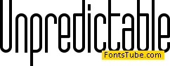Unpredictable Font