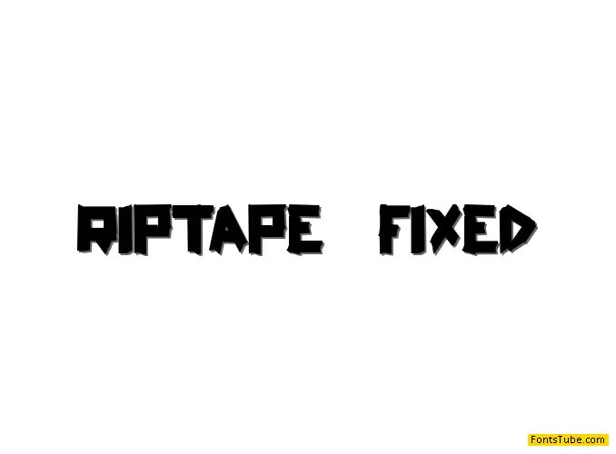 ripTAPE Font Family