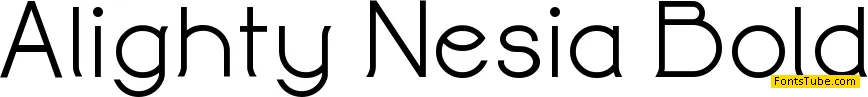 Alighty Nesia Font Family