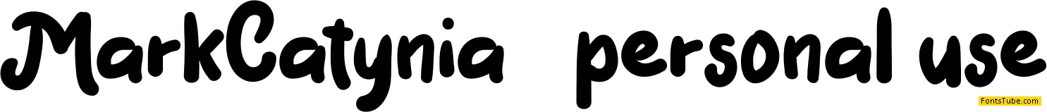 Mark Catynia Font