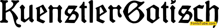 Kuenstler Gotisch Font