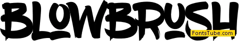 BlowBrush Font