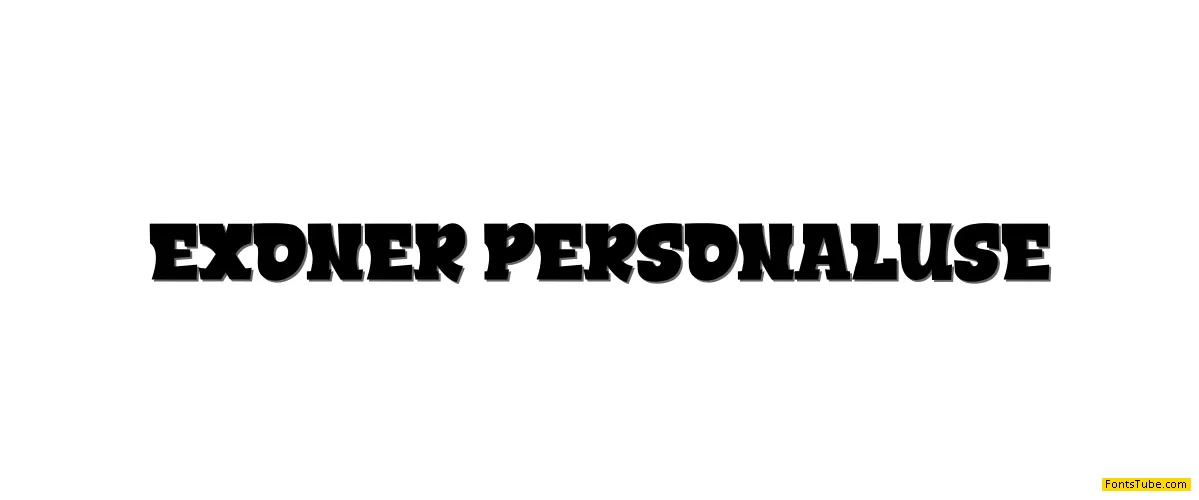EXONER Font