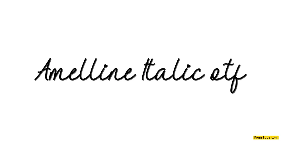 Amelline Font Family