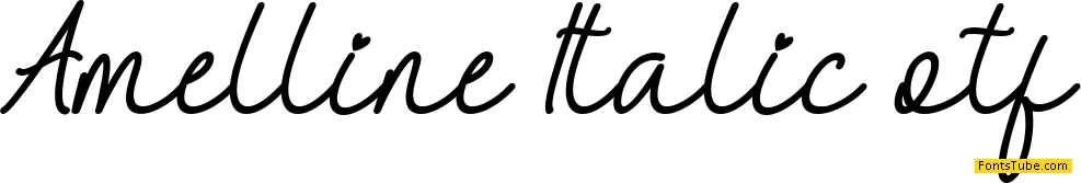 Amelline Font Family