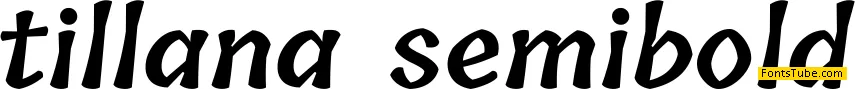 Tillana Font Family