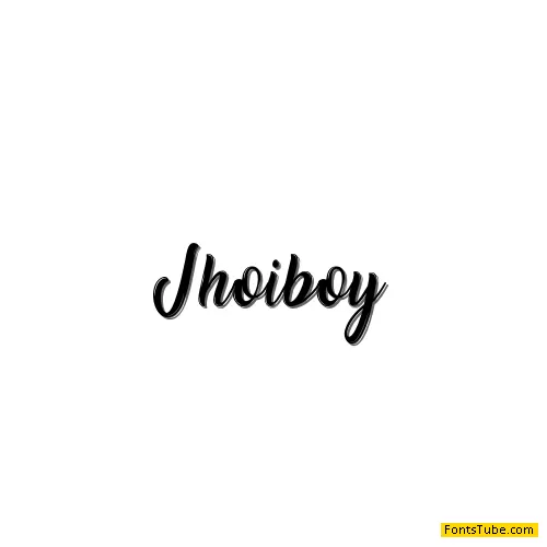 Jhoiboy Font