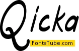 Qicka - Personal Use Font