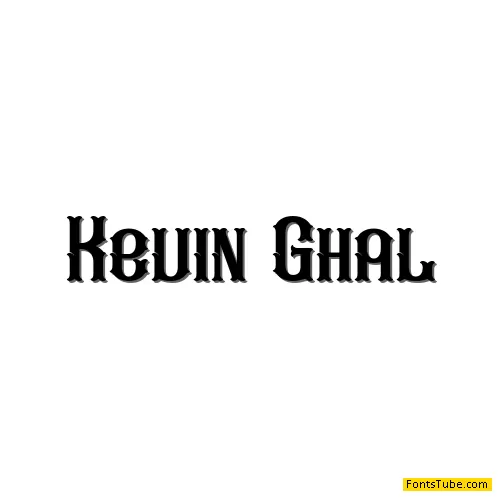 Kevin Ghal Font