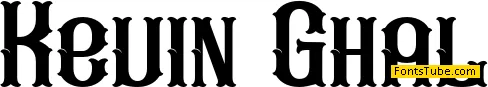 Kevin Ghal Font