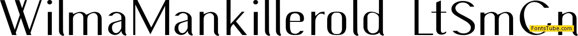 Wilma Mankiller old Font