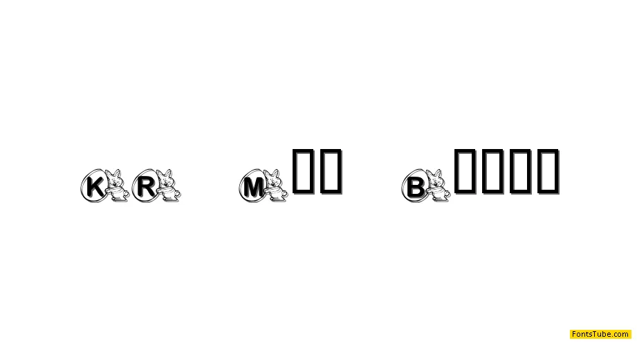 KR Mr. Bunny Font